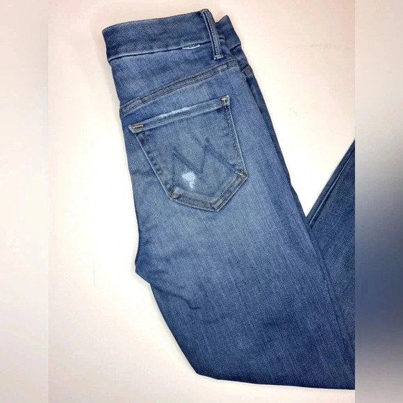 Mother High Waisted Looker Ankle Jeans Size- 24 - Picture 13 of 14